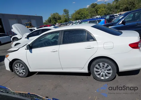 2012 Toyota Corolla Le z USA, uszkodzony, nr VIN 2T1BU4EE8CC869061